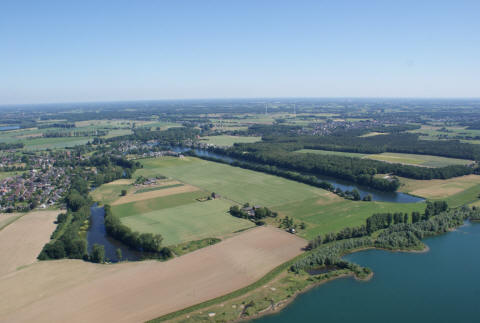 Die Lange Renne von der Prallhangseite der Visseler Schlinge